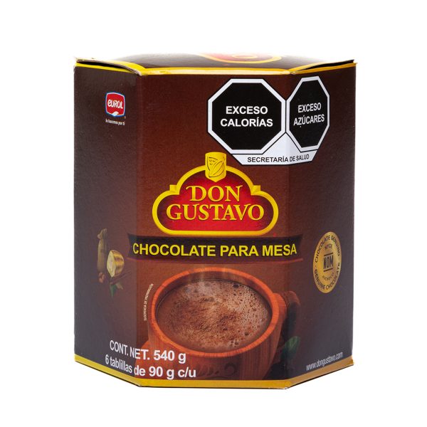Chocolate de mesa Don Gustavo (en tablilla) 540gr