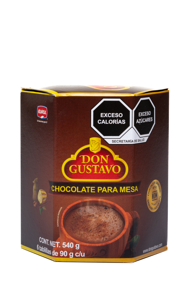 Chocolate de mesa (en tablilla) Don Gustavo